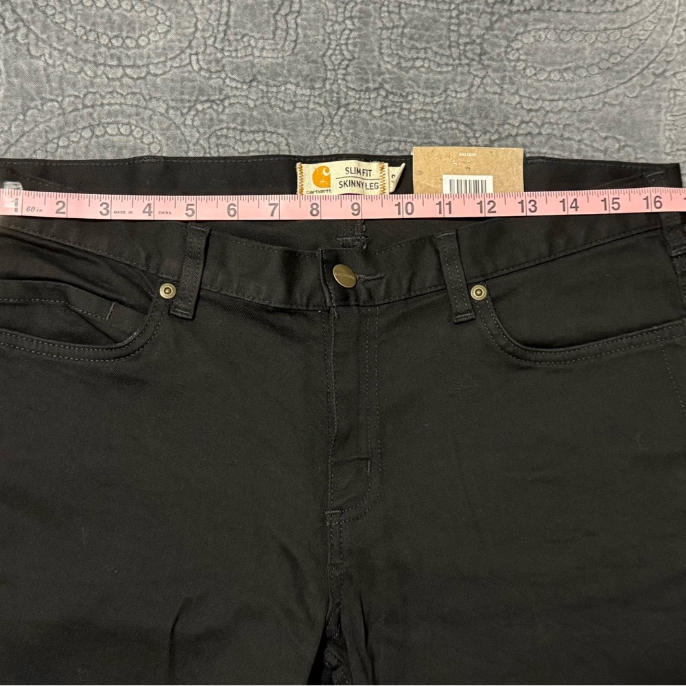 Carhartt Women's Straight Leg Jeans - Black - Picture 2 of 7